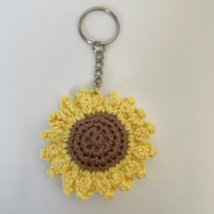 Porte-clé tournesol
