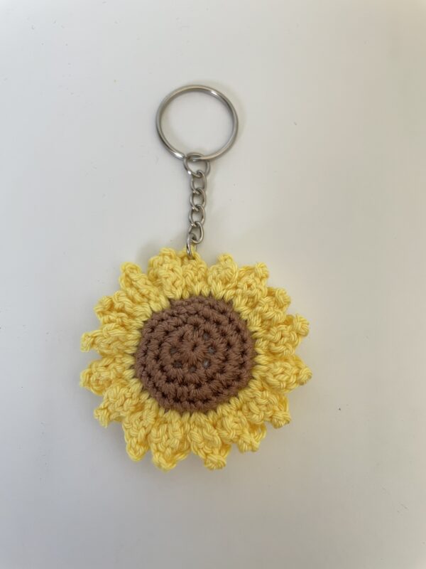Porte-clé tournesol