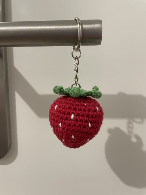 Porte-clé fraise
