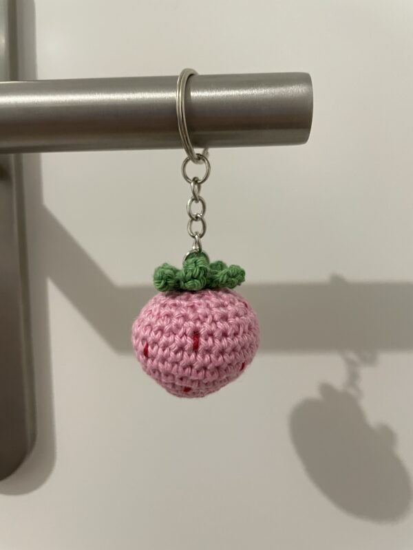 Porte-clé mini fraise – Image 3