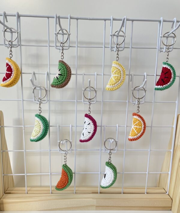 Porte-clé fruits